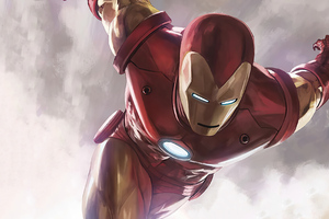 Iron Man Comic Variant (320x240) Resolution Wallpaper