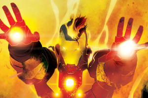 Iron Man Commission Artwork (1024x768) Resolution Wallpaper