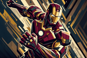 Iron Man Cool Portrait (1280x800) Resolution Wallpaper