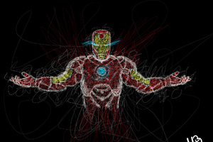 Iron Man Drawing Art