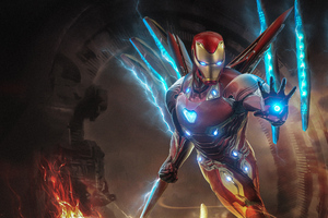 Iron Man Endgame (2560x1440) Resolution Wallpaper