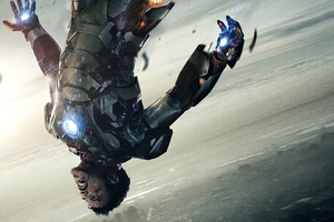 Iron Man Falling Out (2560x1080) Resolution Wallpaper