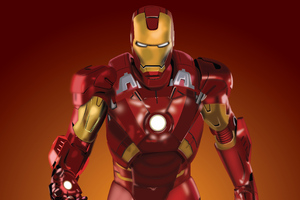 Iron Man Fan Art 4k (1366x768) Resolution Wallpaper