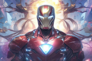 Iron Man Fan Made Artwork (2932x2932) Resolution Wallpaper