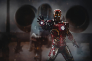 Iron Man Fire 4k Wallpaper