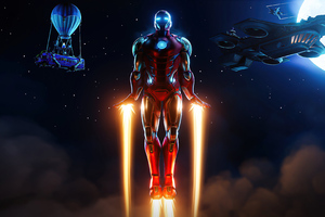 Iron Man Fortnite 4k Wallpaper