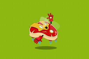 Iron Man Ham And Cheese Style (2048x1152) Resolution Wallpaper