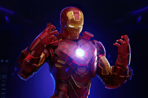 Iron Man Holographic Suit (2048x1152) Resolution Wallpaper