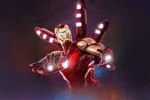 Iron Man Hope In Red (3840x2160) Resolution Wallpaper