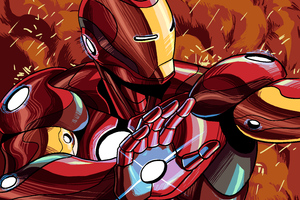 Iron Man Illustration 4k (1600x900) Resolution Wallpaper