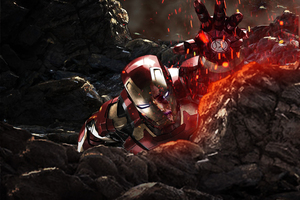 Iron Man In Avengers Infinity War (1366x768) Resolution Wallpaper