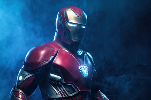 Iron Man In Suit Cosplay Wallpaper