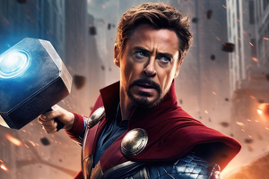 Iron Man In Thor Multiverse (2560x1700) Resolution Wallpaper