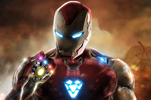 Iron Man Infinity Gauntlet Avengers Endgame (3840x2400) Resolution Wallpaper