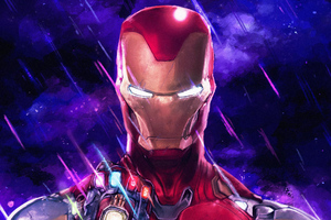 Iron Man Infinity Stones Artwork (1360x768) Resolution Wallpaper
