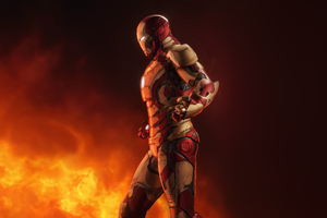 Iron Man Ingenious Armor (2932x2932) Resolution Wallpaper