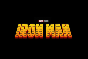 Iron Man Movie Typography 5k