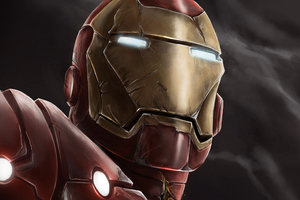 Iron Man New Arts (1366x768) Resolution Wallpaper