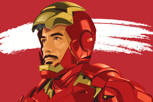 Iron Man New Artwork 4k (1360x768) Resolution Wallpaper