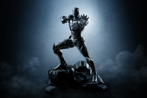 Iron Man New Black Suit 5k (1336x768) Resolution Wallpaper