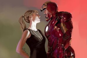 Iron Man Pepper Potts (1280x800) Resolution Wallpaper
