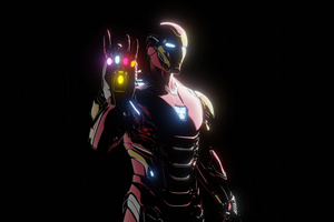 Iron Man Primal Power (1336x768) Resolution Wallpaper