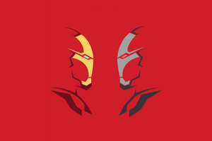 Iron Man Showdown (7680x4320) Resolution Wallpaper