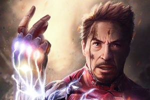 Iron Man Snap 5k Wallpaper