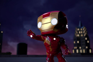 Iron Man Spellbound Animated Movie (1280x720) Resolution Wallpaper