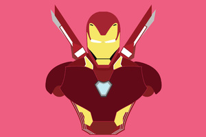 Iron Man Suit Minimalism Wallpaper