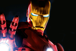 Iron Man Superhero (2048x2048) Resolution Wallpaper