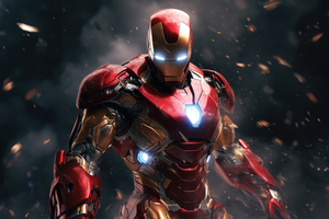 Iron Man Tech Armor Suit Unleashed Wallpaper