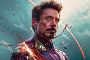 Iron Man The Last Hero (2932x2932) Resolution Wallpaper