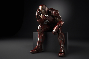 Iron Man Thinking