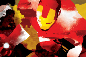 Iron Man Watercolor Art