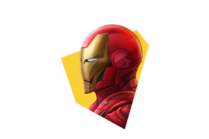 Iron Man4kminimal (1400x900) Resolution Wallpaper