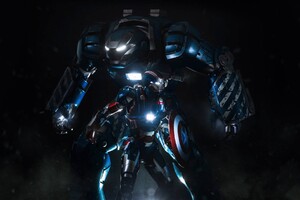 Iron Patriot Man (320x240) Resolution Wallpaper