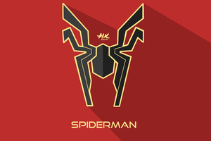 Iron Spider Infinity War Logo (2560x1080) Resolution Wallpaper
