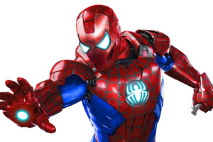 Iron Spider Man Suit 4k (2048x1152) Resolution Wallpaper