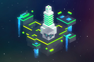 Isometric Abstract 5k (2560x1024) Resolution Wallpaper