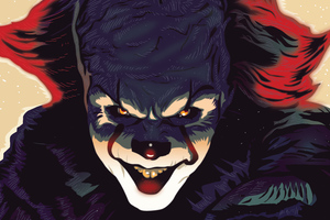 It Pennywise (1366x768) Resolution Wallpaper