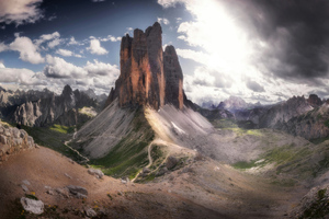 Italy Mountains Landscape 5k Wallpaper