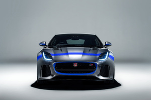 Jaguar F Type SVR Graphic Pack Coupe 2018 Front (2560x1700) Resolution Wallpaper