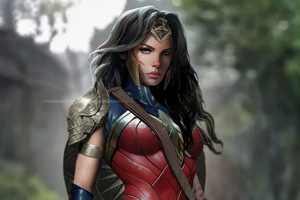 Jaimie Alexander Concept Art As Wonder Woman (1600x900) Resolution Wallpaper