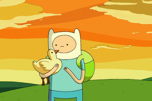 Jake The Dog And Finn The Human (1024x768) Resolution Wallpaper