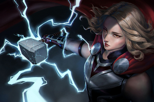 Jane Foster Mighty Thor (1280x720) Resolution Wallpaper