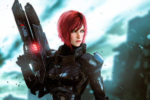 Jane In Mass Effect 4k (1336x768) Resolution Wallpaper