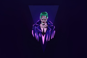 Jared Leto As Joker (1360x768) Resolution Wallpaper