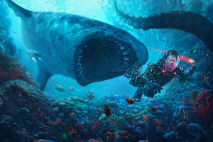 Jason Statham In The Meg 2 Movie (2560x1080) Resolution Wallpaper