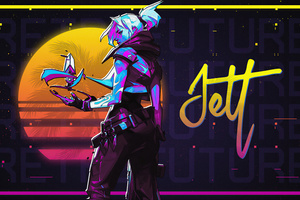 Jett Valorant 4k Game Wallpaper